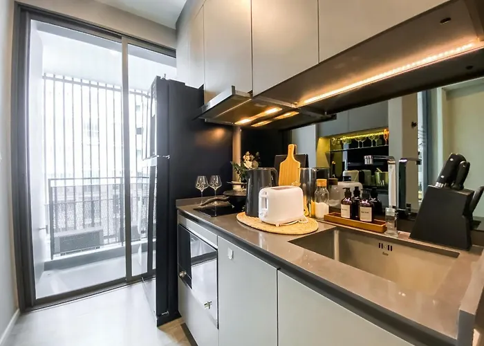 Apartment Magnificent 1br - Ultra Fast Wifi - Ekkamai